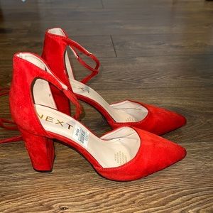 Next red suede shoe. US 9.